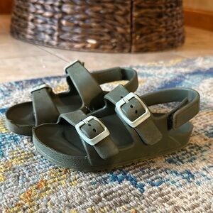 Kids Olive Green Sandals